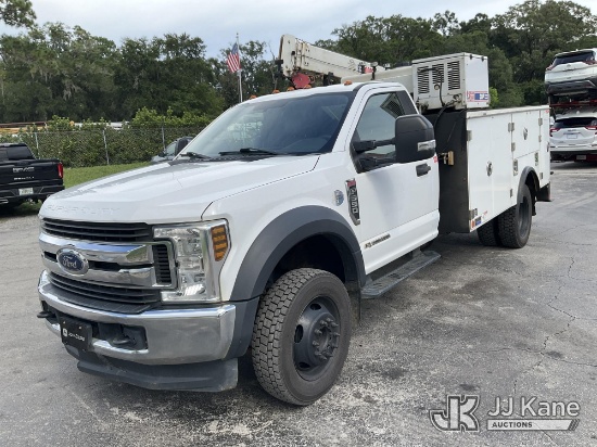 (Ocala, FL) 2019 Ford F-550 Mechanics Service Truck Runs & Moves) (Transmission Performance Deficien