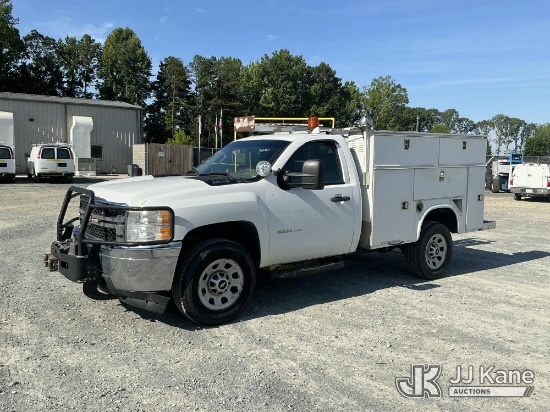 (China Grove, NC) 2013 Chevrolet Silverado 3500HD 4x4 Service Truck Duke Unit) (Runs & Moves