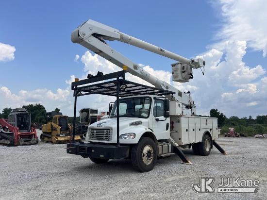 (Villa Rica, GA) Altec AA755-MH, Material Handling Bucket Truck rear mounted on 2013 Freightliner M2