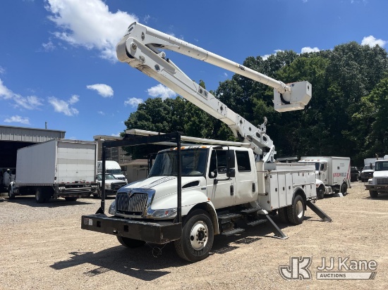 (Memphis, TN) Altec AA55E, Bucket Truck rear mounted on 2013 International DuraStar 4300 Crew-Cab Ut