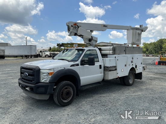(China Grove, NC) Altec AT200, Telescopic Non-Insulated Bucket Truck mounted behind cab on 2012 Ford