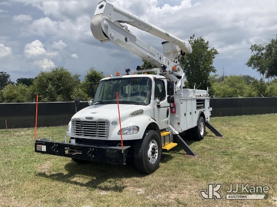 (Tampa, FL) Altec AN50E-OC, Bucket Truck rear mounted on 2014 Freightliner M2 Medium Duty Utility Tr