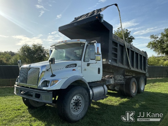 (Tampa, FL) 2006 International 7400 T/A Dump Truck, State of Florida Unit Runs, Moves & Dump Operate
