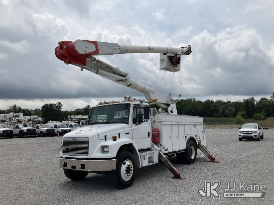 (Verona, KY) Altec AM855, Over-Center Material Handling Bucket Truck rear mounted on 2000 Freightlin
