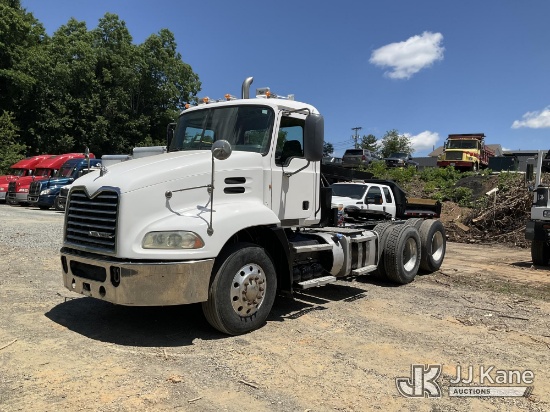 (Sparta, NC) 2012 Mack CXU613 T/A Truck Tractor, (Two Line Wet Kit) Runs & Moves