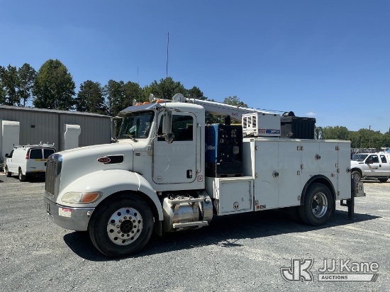 (China Grove, NC) 2017 Peterbilt 337 Mechanics Service Truck Runs, Moves & Material Crane Operates)