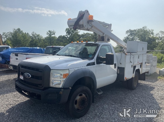 (Verona, KY) ETI ETC35S-NT, Articulating & Telescopic Non-Insulated Bucket Truck mounted behind cab