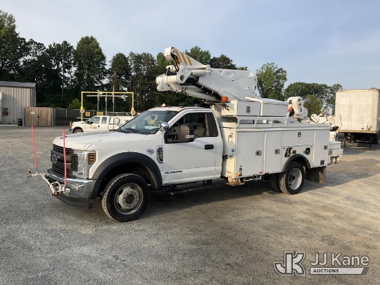 (China Grove, NC) Altec AT41-MH, Articulating & Telescopic Material Handling Bucket Truck mounted be