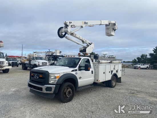 (Villa Rica, GA) Altec AT40G, Articulating & Telescopic Bucket Truck mounted behind cab on 2014 Ford