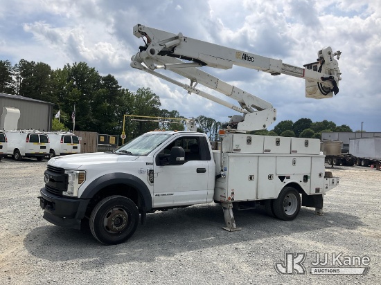 (China Grove, NC) Altec AT48MH, Articulating & Telescopic Material Handling Bucket Truck mounted beh