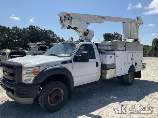 (Villa Rica, GA) Altec AT200-A, Telescopic Non-Insulated Bucket Truck mounted behind cab on 2013 For