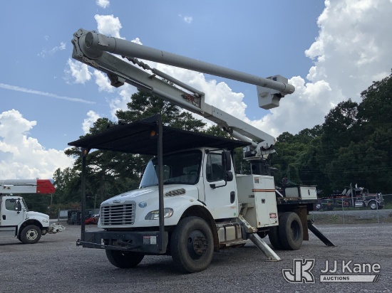(Graysville, AL) Altec LRV58, Over-Center Bucket Truck rear mounted on 2015 Freightliner M2 106 Flat