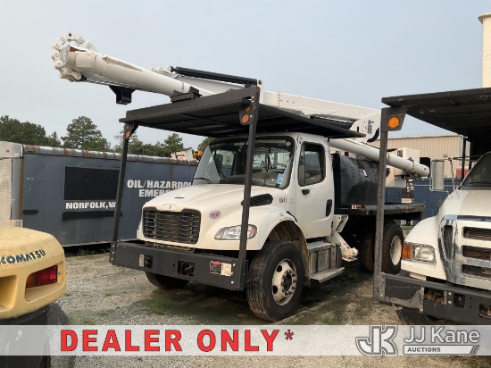(Chester, VA) Altec LR8-60E70RM, Over-Center Elevator Bucket Truck rear mounted on 2025 Freightliner