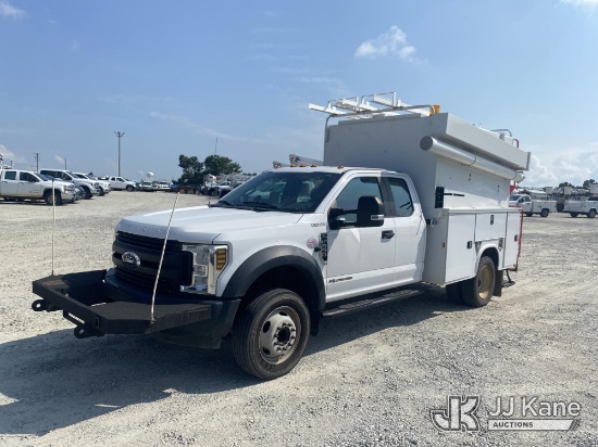 (Villa Rica, GA) 2019 Ford F-550 High Top Service Truck, (GA Power Unit) Runs & Moves
