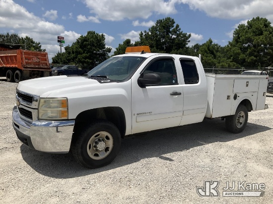 (Villa Rica, GA) 2008 Chevrolet Silverado 2500HD Extended-Cab Service Truck Runs & Moves) (Engine Pe