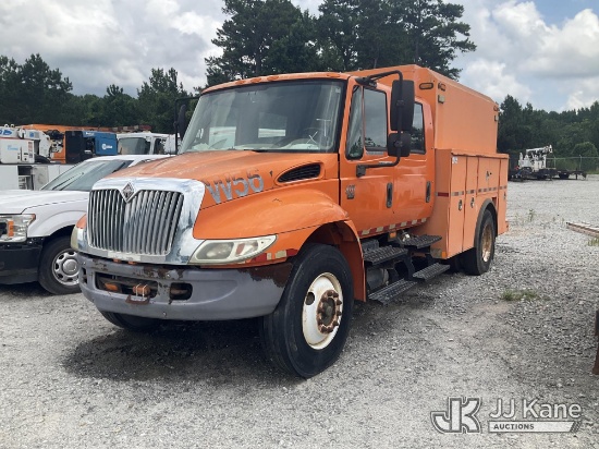 (Villa Rica, GA) 2006 International 4300 Crew-Cab Enclosed Utility Truck Not Running, Condition Unkn
