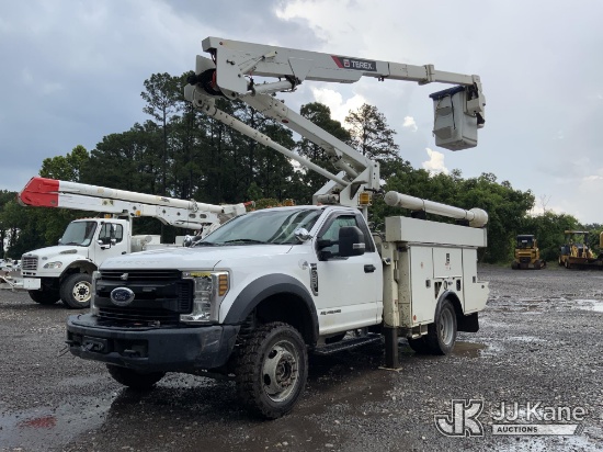 (Graysville, AL) Terex/HiRanger LT40, Articulating & Telescopic Bucket Truck mounted behind cab on 2