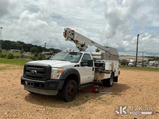 (Byram, MS) Altec AT200-A, Telescopic Non-Insulated Bucket Truck mounted behind cab on 2012 Ford F-4