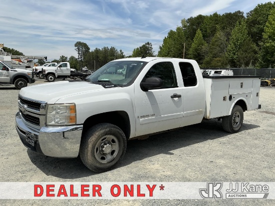 (China Grove, NC) 2008 Chevrolet Silverado 2500HD Extended-Cab Service Truck Runs & Moves