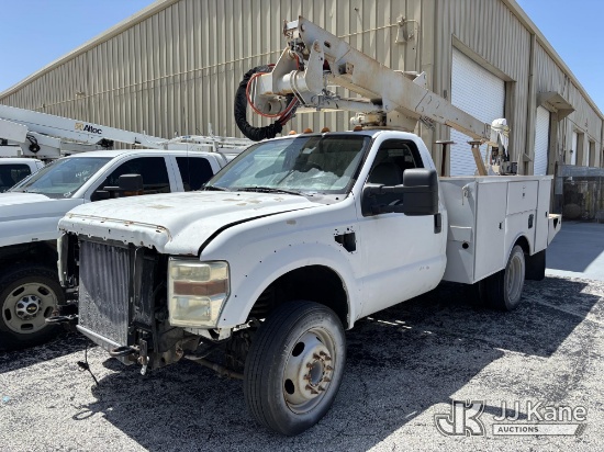 (West Palm Beach, FL) Altec AT37G, Articulating & Telescopic Bucket Truck mounted behind cab on 2008
