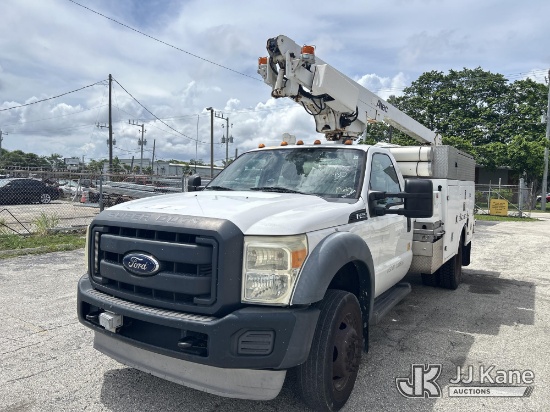(West Palm Beach, FL) Altec AT200-A, Telescopic Non-Insulated Bucket Truck mounted behind cab on 201
