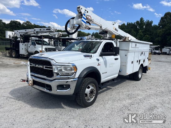 (Chester, VA) Altec AT40G, Articulating & Telescopic Bucket Truck mounted behind cab on 2019 RAM 550