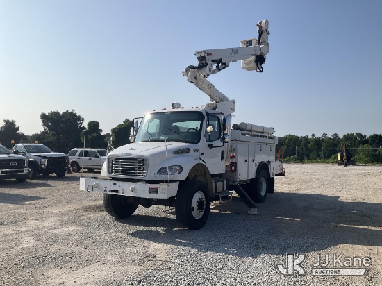 (Villa Rica, GA) Altec AT40M, Articulating & Telescopic Material Handling Bucket Truck mounted behin