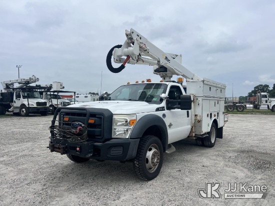 (Chester, VA) Altec AT40G, Articulating & Telescopic Bucket Truck mounted behind cab on 2015 Ford F5