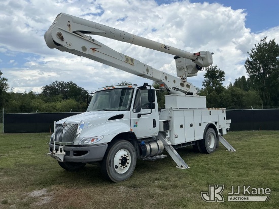 (Tampa, FL) Altec AA55, Material Handling Bucket Truck rear mounted on 2017 International 4300 Utili