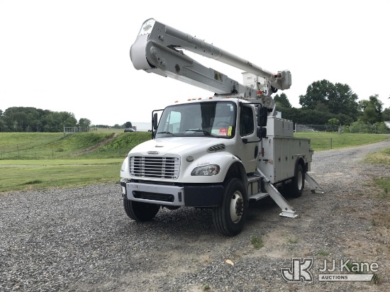 (Mount Airy, NC) Altec AA55-MH, Material Handling Bucket Truck rear mounted on 2019 Freightliner M2