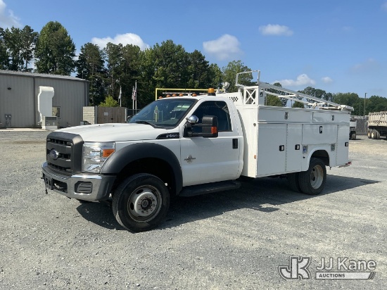 (China Grove, NC) 2016 Ford F550 4x4 Service Truck Duke Unit) (Runs & Moves