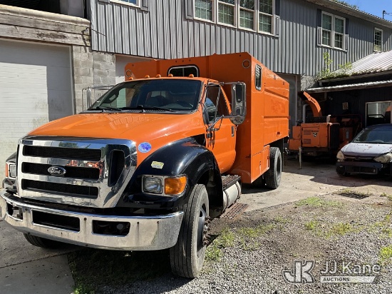 (Hanover, WV) 2015 Ford F-750 Chipper Dump Truck Not Running, Transmission Performance Deficiencies,