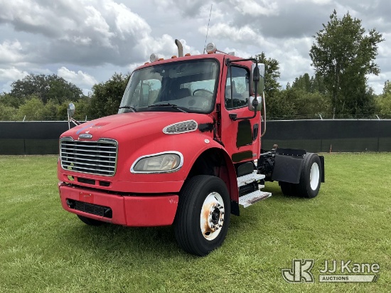 (Tampa, FL) 2008 Freightliner M2 106 S/A Truck Tractor Runs & Moves) (Dash Warning Indicators On, Ex