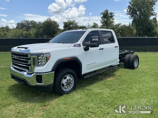 (Tampa, FL) 2020 GMC Sierra 3500HD Cab & Chassis Runs & Moves)(Engine Performance Issues, Dash Warni