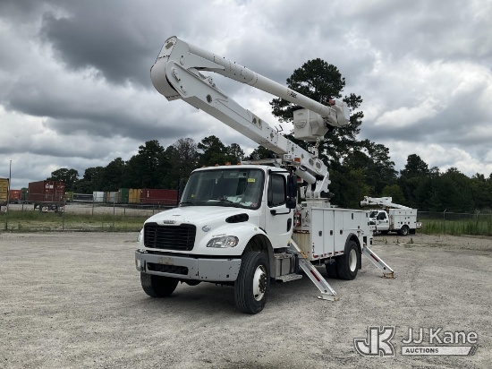 (Chester, VA) Altec AN55E-OC, Over-Center Material Handling Bucket Truck rear mounted on 2020 Freigh