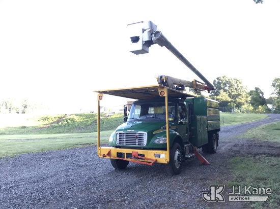 (Mount Airy, NC) Altec LR7-60E70, Over-Center Bucket Truck mounted behind cab on 2018 Freightliner M