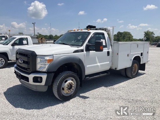 (Verona, KY) 2012 Ford F-450 SD Regular Cab DRW Service Truck Duke Unit) (Runs & Moves