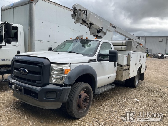 (Memphis, TN) Altec AT200A, Telescopic Non-Insulated Bucket Truck mounted behind cab on 2012 Ford F-