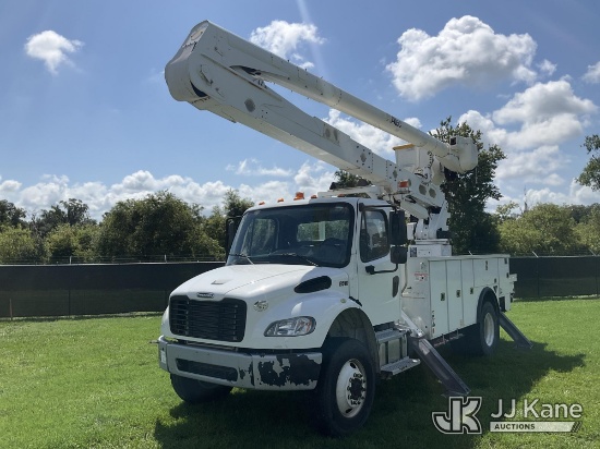 (Tampa, FL) Altec AA55, Material Handling Bucket Truck rear mounted on 2020 Freightliner M2 Utility