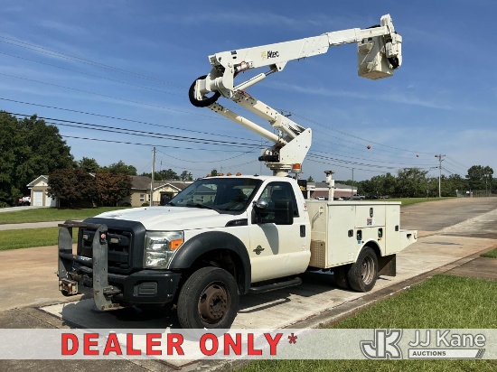 (Eatonton, GA) Altec AT37G, Articulating & Telescopic Bucket Truck mounted behind cab on 2015 Ford F