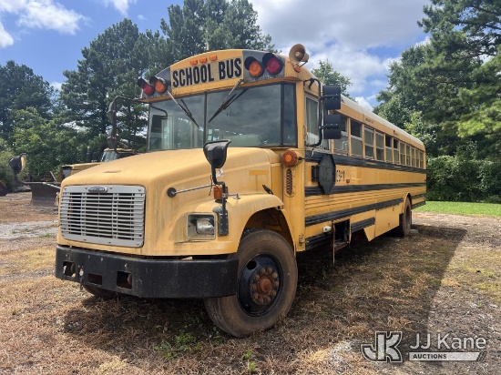 (Charleston, TN) 2003 Freightliner FS65 School Bus Not Running, Condition Unknown