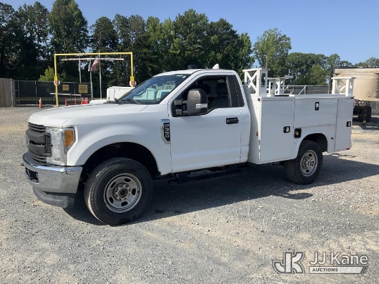 (China Grove, NC) 2017 Ford F350 SD 4X4 Service Truck Duke Unit) (Runs & Moves