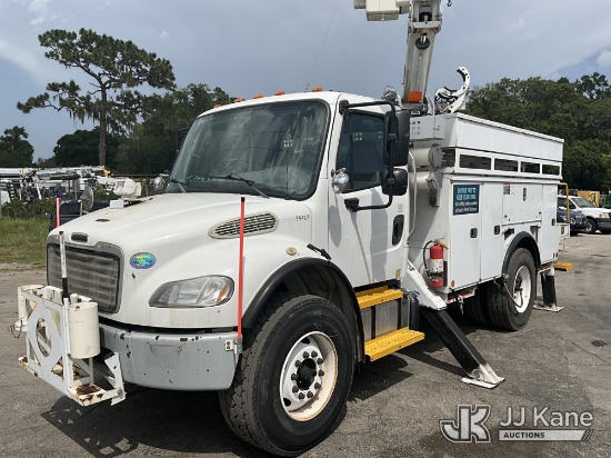 (Ocala, FL) Altec L42-MH, Over-Center Material Handling Bucket Truck center mounted on 2014 Freightl
