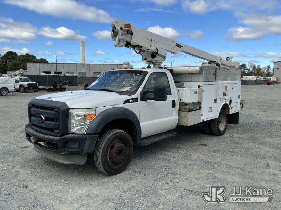 (China Grove, NC) Altec AT200A, Telescopic Non-Insulated Bucket Truck mounted behind cab on 2012 For