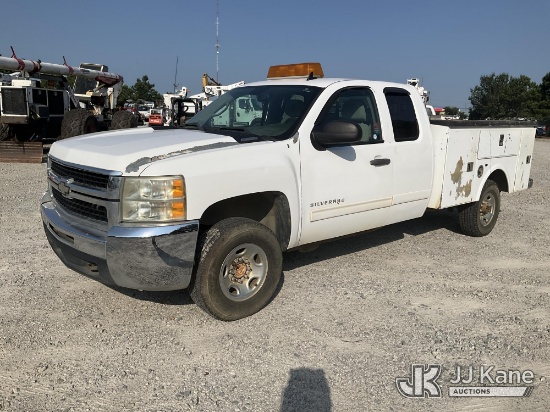 (Villa Rica, GA) 2008 Chevrolet Silverado 2500HD Extended-Cab Service Truck Runs & Moves) (Interior