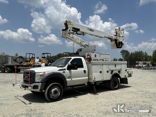 (China Grove, NC) Altec AT40-MH, Articulating & Telescopic Material Handling Bucket Truck mounted be