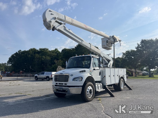 (Gilbert, SC) HiRanger 5TC-55, Material Handling Bucket Truck rear mounted on 2018 Freightliner M2 U