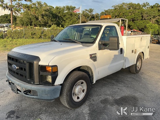 (Ocala, FL) 2010 Ford F-250 SD Service Truck Runs & Moves) (Interior Defects-See Pictures, Air Comp