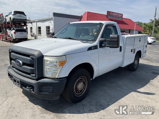 (Ocala, FL) 2015 Ford F-250 SD Service Truck Runs & Moves