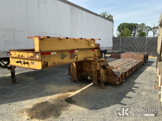 (China Grove, NC) 1989 Ferree LT-35D Ridgid Neck Lowboy Trailer